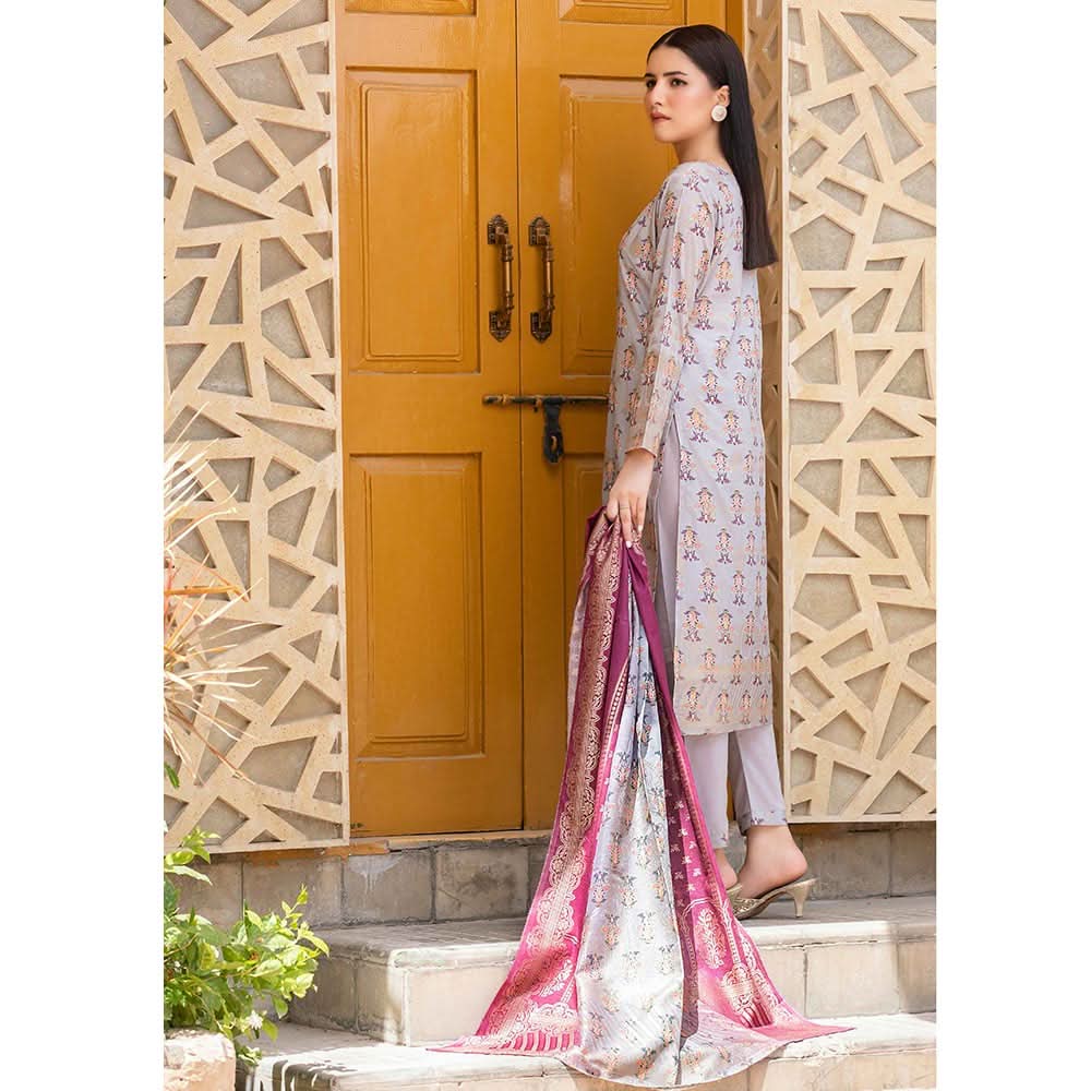 Rang Rasiya Jacquard Broshia Lawn 3 Pcs Un-Stitched Suit - 9, Women, 3Pcs Shalwar Suit, Rana Arts, Chase Value