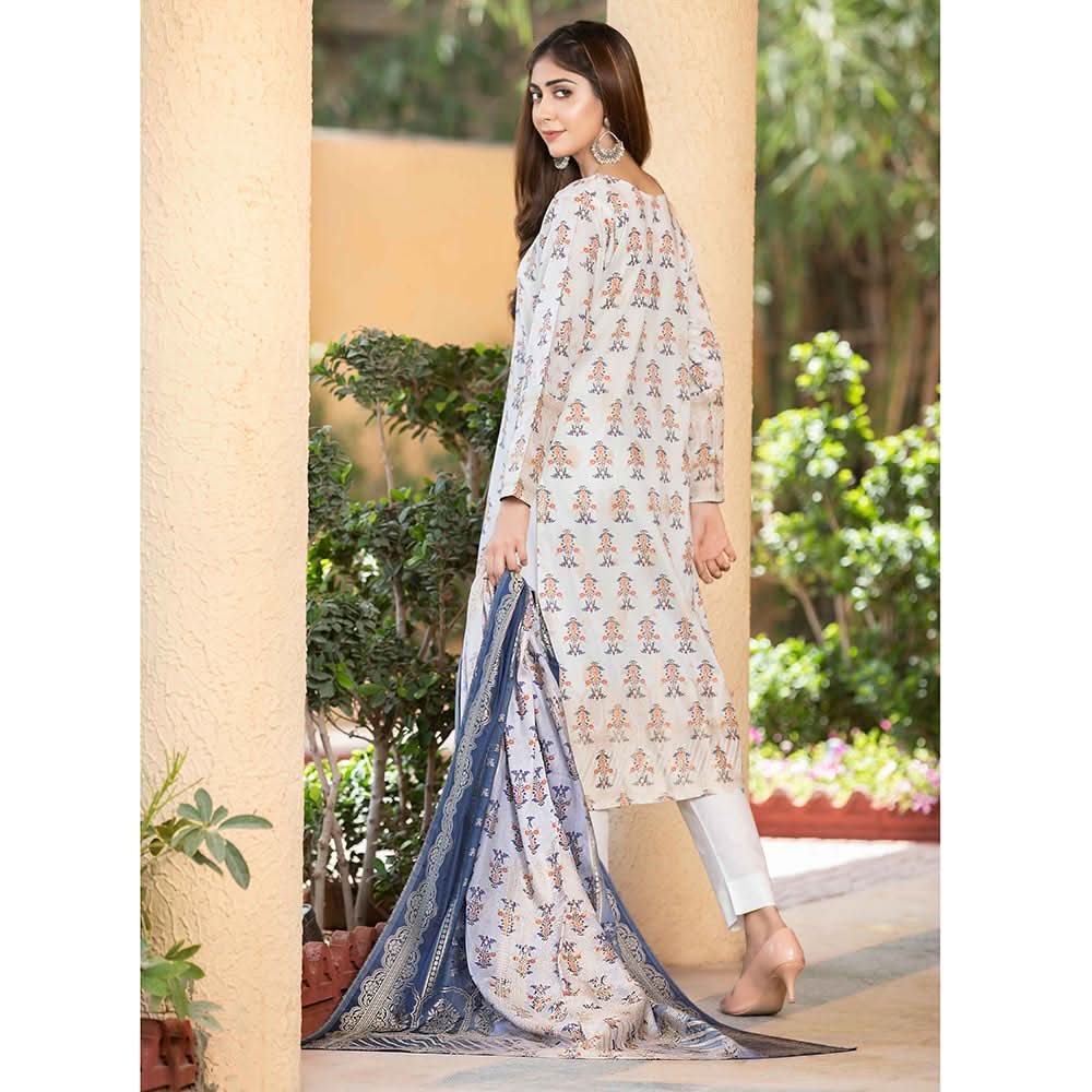 Rang Rasiya Jacquard Broshia Lawn 3 Pcs Un-Stitched Suit - 4, Women, 3Pcs Shalwar Suit, Rana Arts, Chase Value