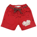 Girls Short - Red, Girls Shorts Skirts, Chase Value, Chase Value