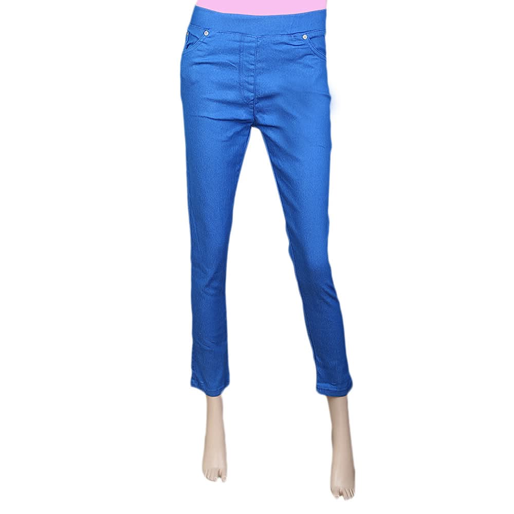 Women's Jegging - Royal Blue, Women, Pants & Tights, Chase Value, Chase Value