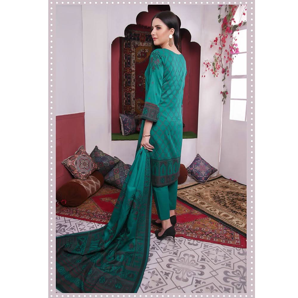 Rivisihing Banarsi Embroidered 3 Pcs Un-Stitched Suit - 1, Women, 3Pcs Shalwar Suit, Rana Arts, Chase Value