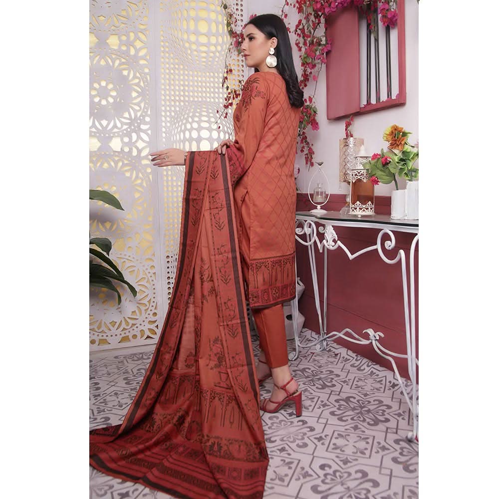 Rivisihing Banarsi Embroidered 3 Pcs Un-Stitched Suit - 3, Women, 3Pcs Shalwar Suit, Rana Arts, Chase Value