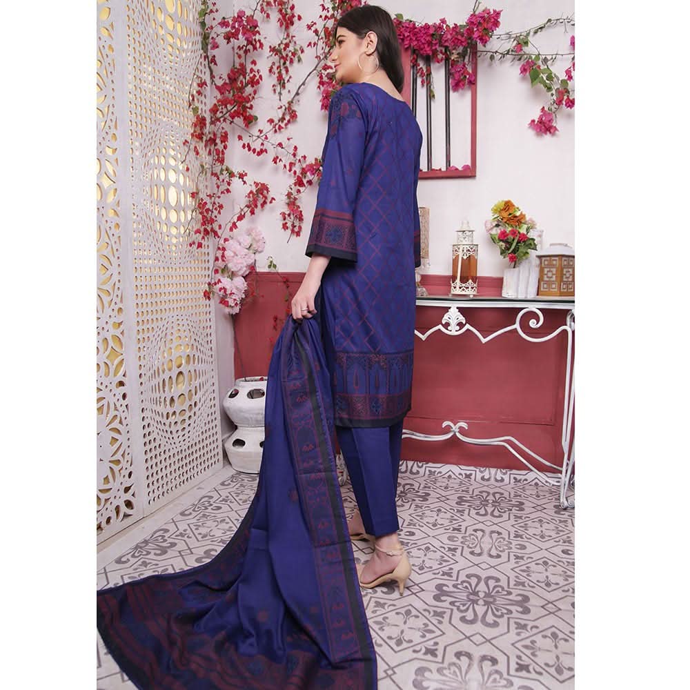 Rivisihing Banarsi Embroidered 3 Pcs Un-Stitched Suit - 4, Women, 3Pcs Shalwar Suit, Rana Arts, Chase Value