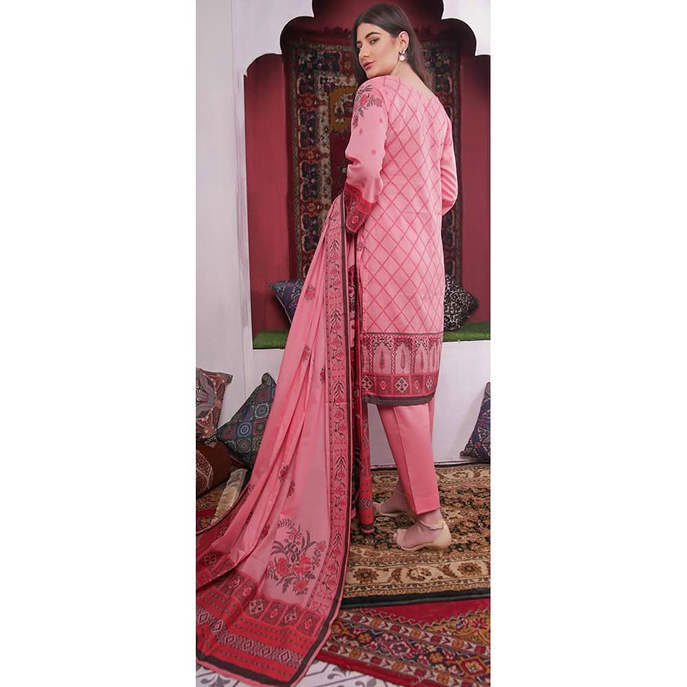 Rivisihing Banarsi Embroidered 3 Pcs Un-Stitched Suit - 5, Women, 3Pcs Shalwar Suit, Rana Arts, Chase Value
