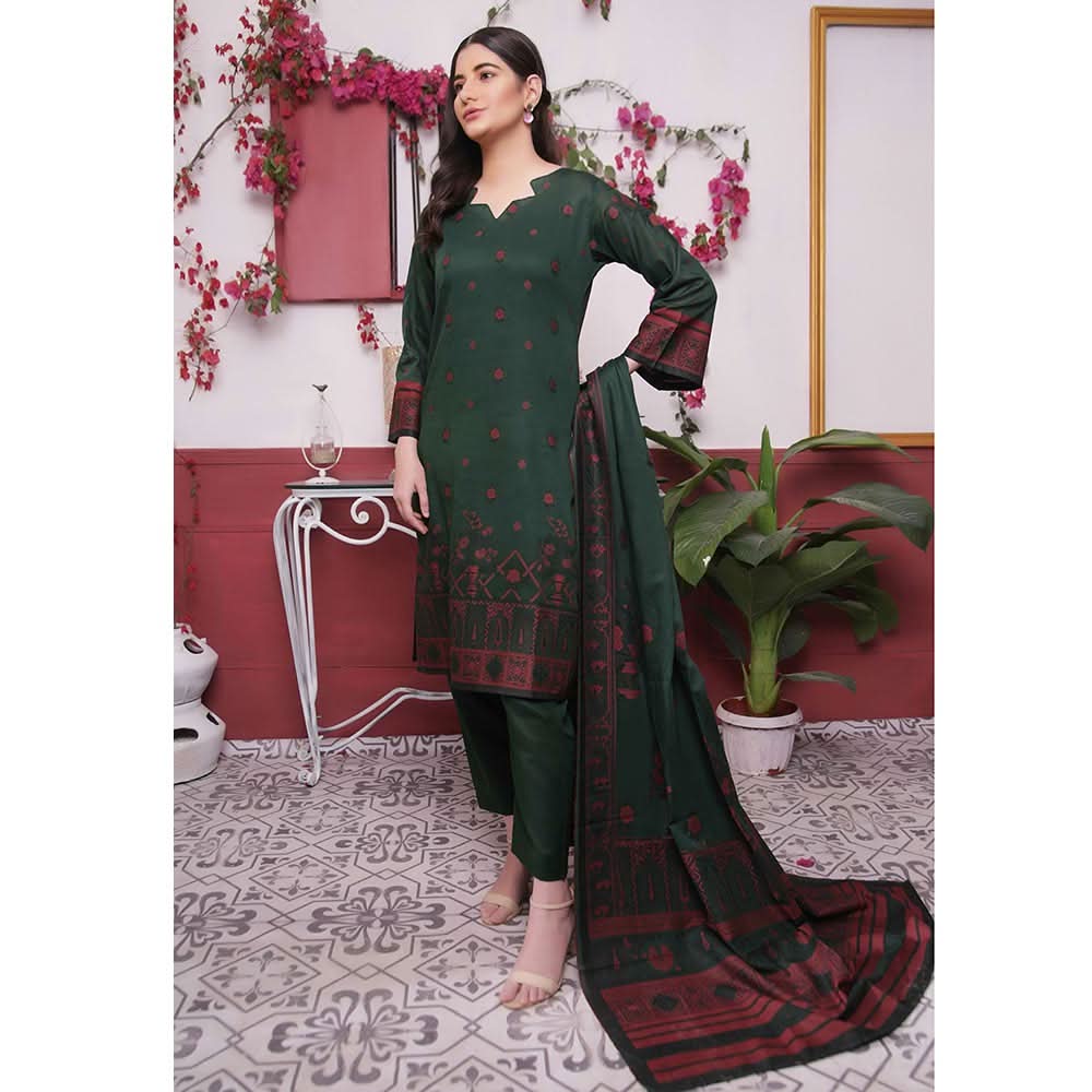 Rivisihing Banarsi Embroidered 3 Pcs Un-Stitched Suit - 7, Women, 3Pcs Shalwar Suit, Rana Arts, Chase Value