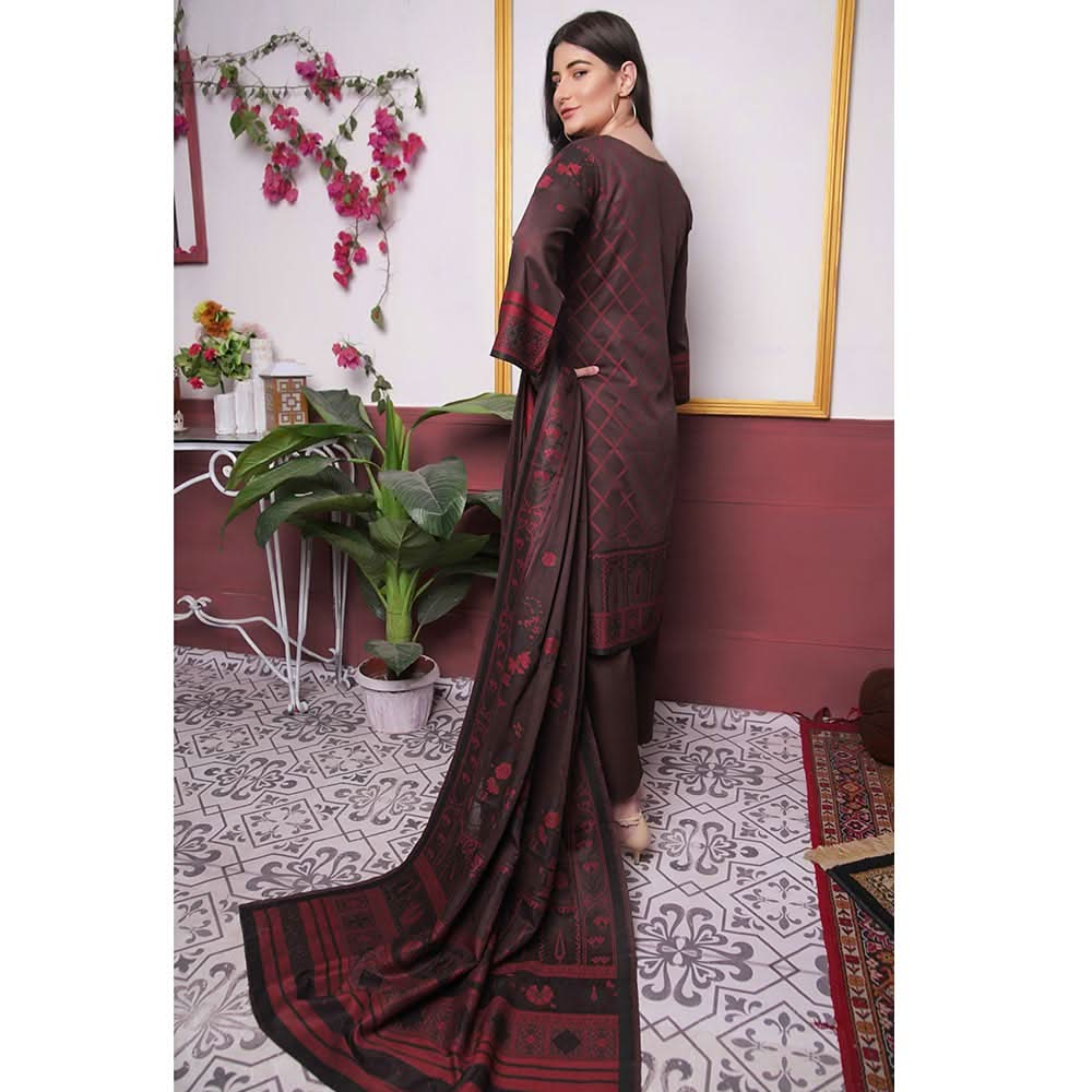 Rivisihing Banarsi Embroidered 3 Pcs Un-Stitched Suit - 9, Women, 3Pcs Shalwar Suit, Rana Arts, Chase Value