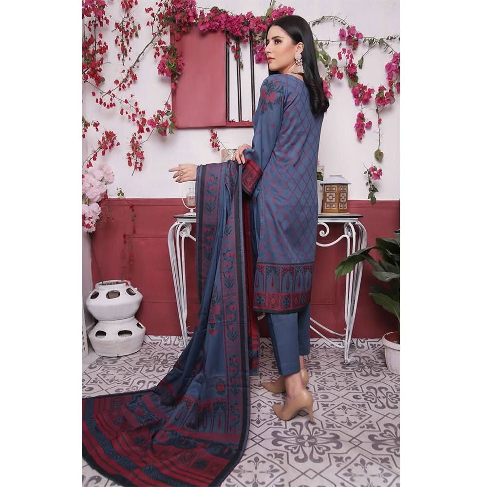 Rivisihing Banarsi Embroidered 3 Pcs Un-Stitched Suit - 10, Women, 3Pcs Shalwar Suit, Rana Arts, Chase Value