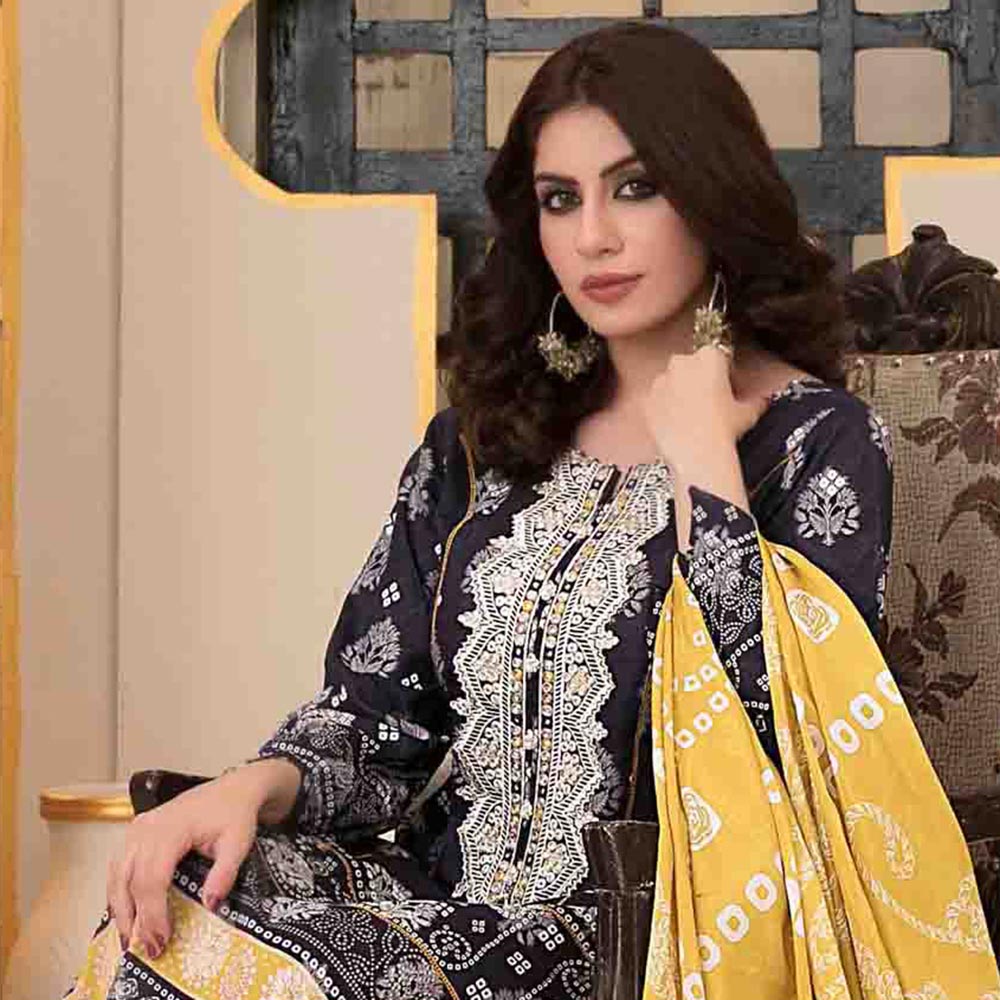 Tawakkal RANGOU ME KHOYA Broshia With Chundri Silk Duppata 3 Pcs Un-Stitched Suit - 1714, Women, 3Pcs Shalwar Suit, Tawakkal Fabrics, Chase Value