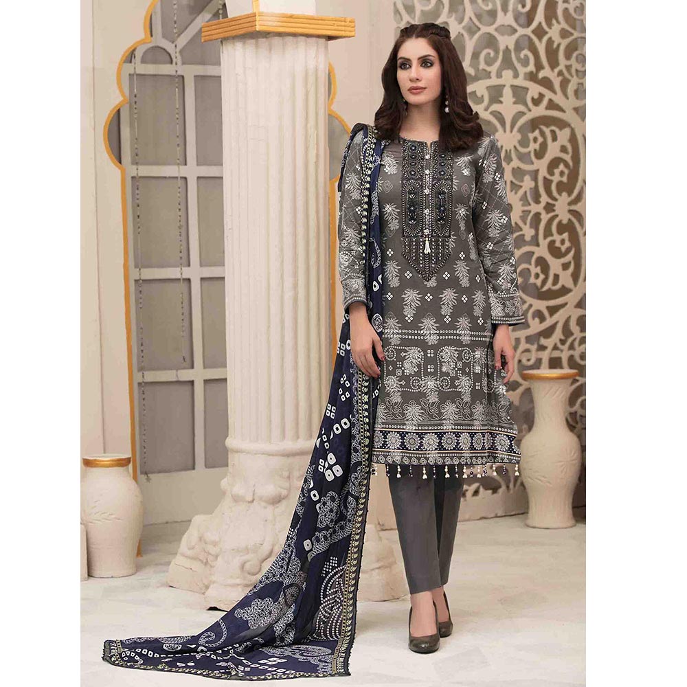 Tawakkal RANGOU ME KHOYA Broshia With Chundri Silk Duppata 3 Pcs Un-Stitched Suit - 1716, Women, 3Pcs Shalwar Suit, Tawakkal Fabrics, Chase Value
