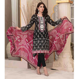 Tawakkal RANGOU ME KHOYA Broshia With Chundri Silk Duppata 3 Pcs Un-Stitched Suit - 1719, Women, 3Pcs Shalwar Suit, Tawakkal Fabrics, Chase Value