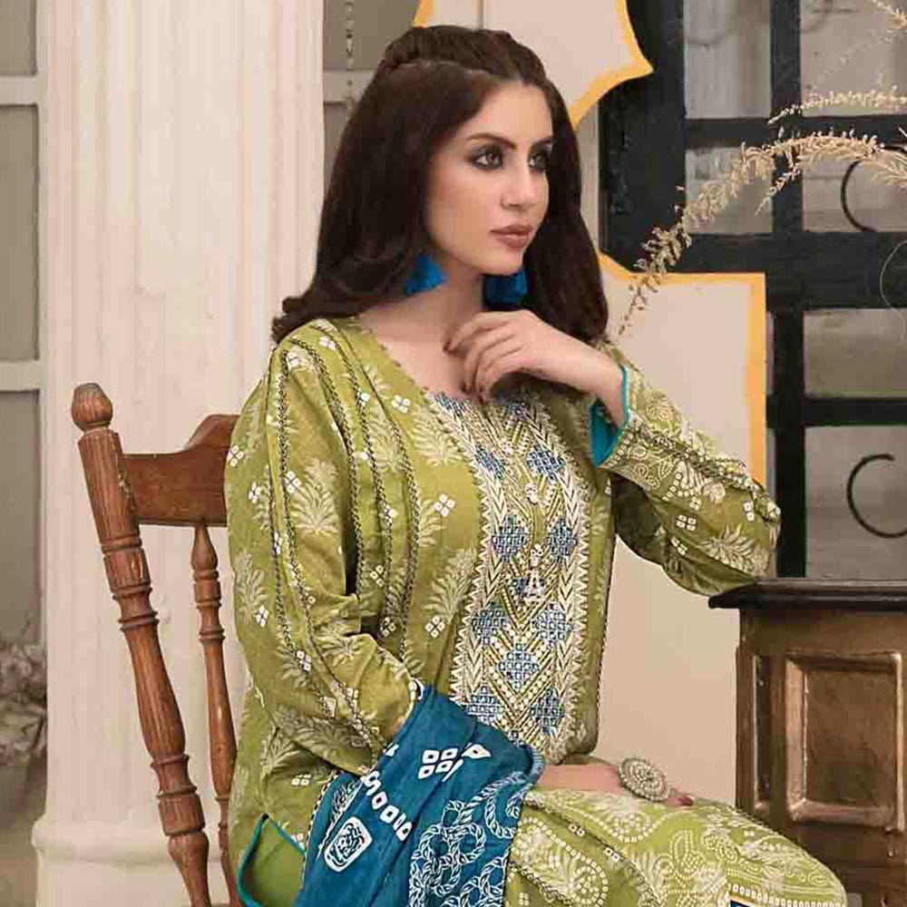 Tawakkal RANGOU ME KHOYA Broshia With Chundri Silk Duppata 3 Pcs Un-Stitched Suit - 1711, Women, 3Pcs Shalwar Suit, Tawakkal Fabrics, Chase Value