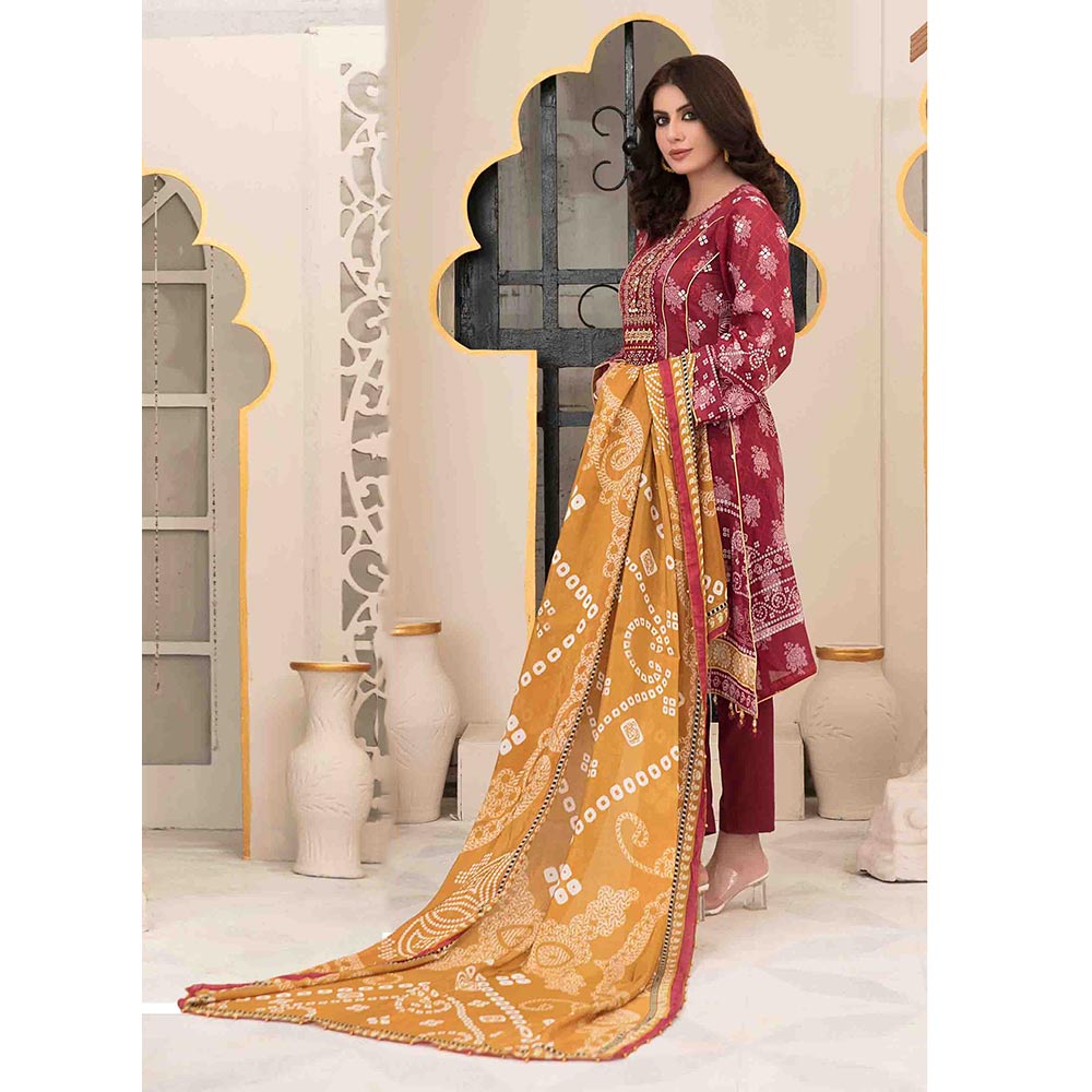 Tawakkal RANGOU ME KHOYA Broshia With Chundri Silk Duppata 3 Pcs Un-Stitched Suit - 1712, Women, 3Pcs Shalwar Suit, Tawakkal Fabrics, Chase Value