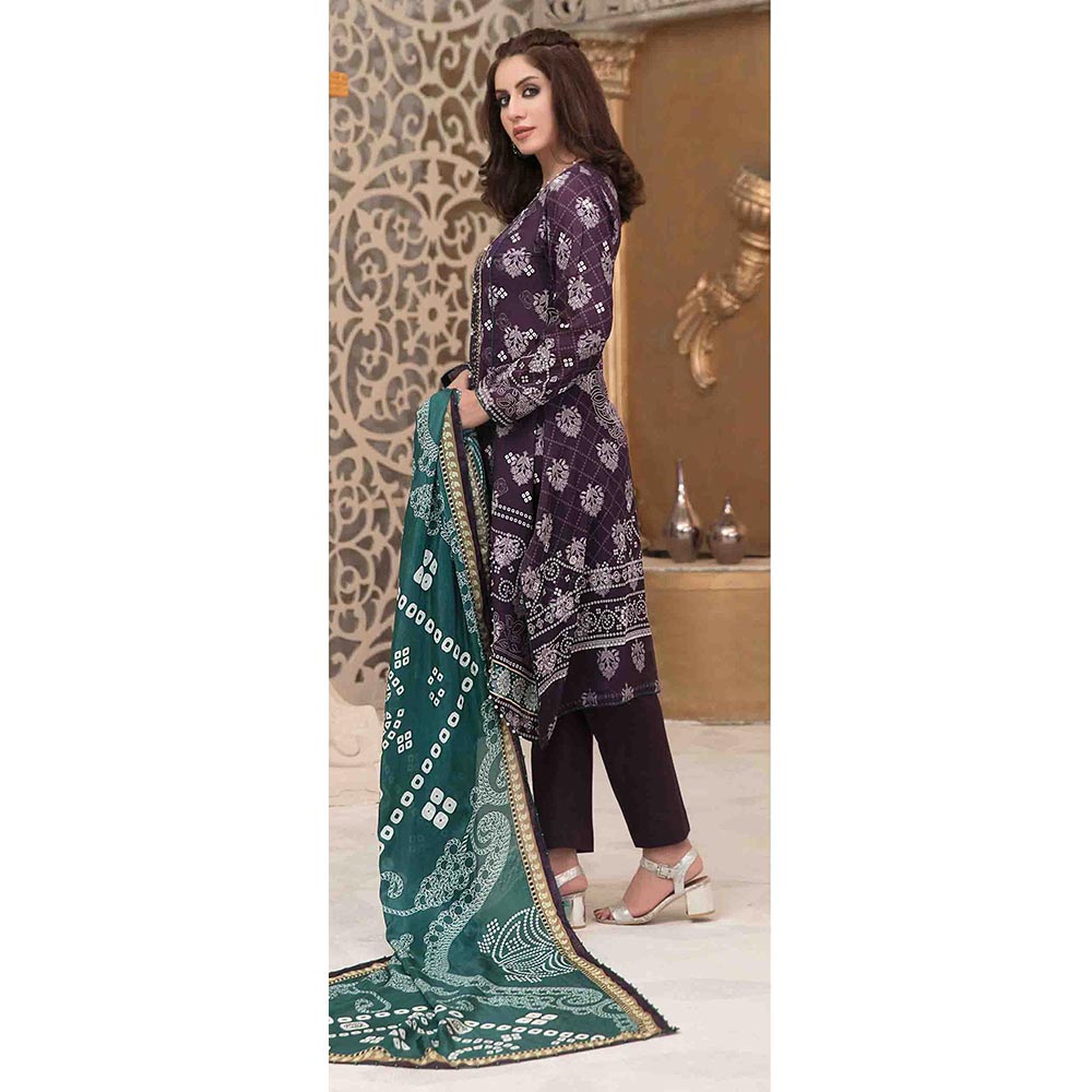 Tawakkal RANGOU ME KHOYA Broshia With Chundri Silk Duppata 3 Pcs Un-Stitched Suit - 1713, Women, 3Pcs Shalwar Suit, Tawakkal Fabrics, Chase Value
