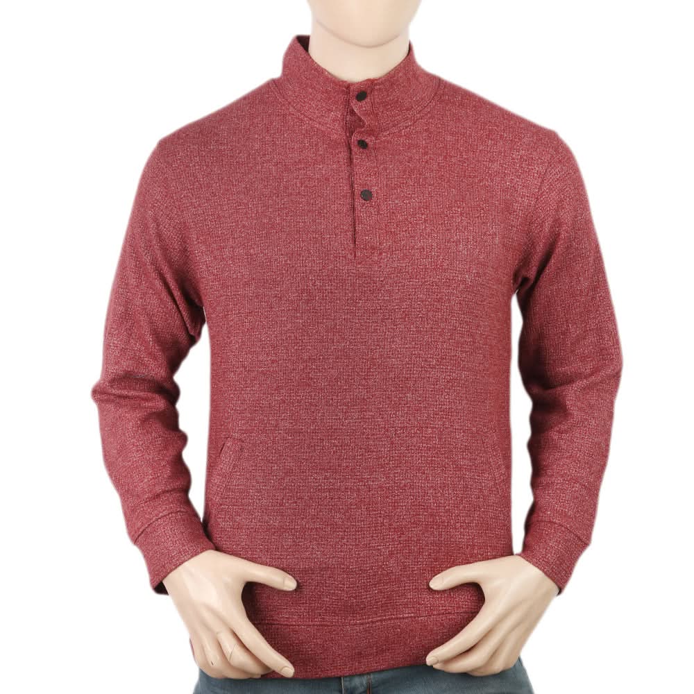 Men's Full Sleeves Fancy Jumper - Red, Men, Sweater and Sweat Shirts, Chase Value, Chase Value