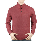 Men's Full Sleeves Fancy Jumper - Red, Men, Sweater and Sweat Shirts, Chase Value, Chase Value