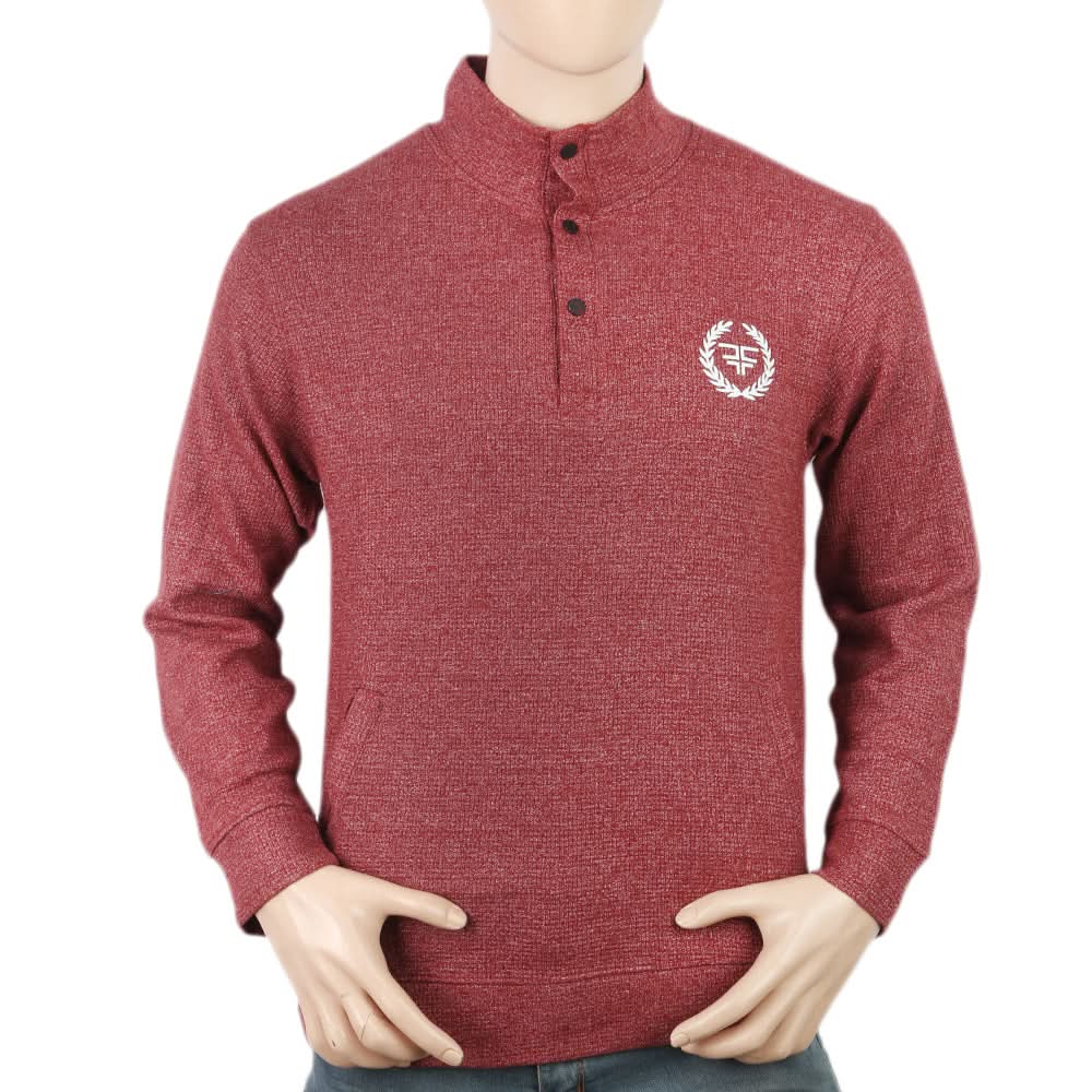 Men's Full Sleeves Fancy Jumper - Red, Men, Sweater and Sweat Shirts, Chase Value, Chase Value