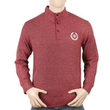 Men's Full Sleeves Fancy Jumper - Red, Men, Sweater and Sweat Shirts, Chase Value, Chase Value