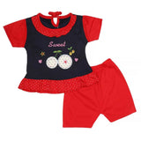 Newborn Girls Suit 2Pcs - Red, Kids, NB Girls Sets And Suits, Chase Value, Chase Value