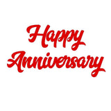 Happy Anniversary Chain Joined Letters - Red, Home & Lifestyle, Decoration, Chase Value, Chase Value