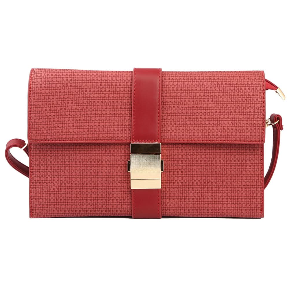 Women's Clutch H076 - Red, Women, Clutches, Chase Value, Chase Value