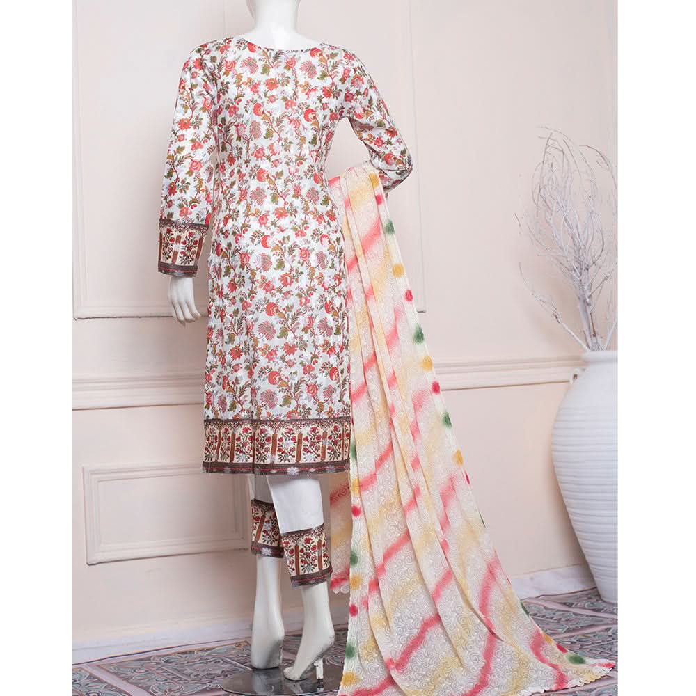 RA RIM JHIM Jacquard Broshia Lawn 3 Pcs Un-Stitched Suit - 6, Women, 3Pcs Shalwar Suit, Rana Arts, Chase Value