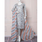 RA RIM JHIM Jacquard Broshia Lawn 3 Pcs Un-Stitched Suit - 8, Women, 3Pcs Shalwar Suit, Rana Arts, Chase Value