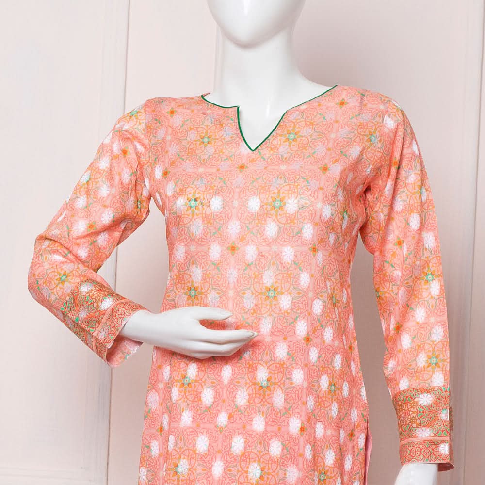 RA RIM JHIM Jacquard Broshia Lawn 3 Pcs Un-Stitched Suit - 1, Women, 3Pcs Shalwar Suit, Rana Arts, Chase Value