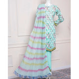 RA RIM JHIM Jacquard Broshia Lawn 3 Pcs Un-Stitched Suit - 2, Women, 3Pcs Shalwar Suit, Rana Arts, Chase Value