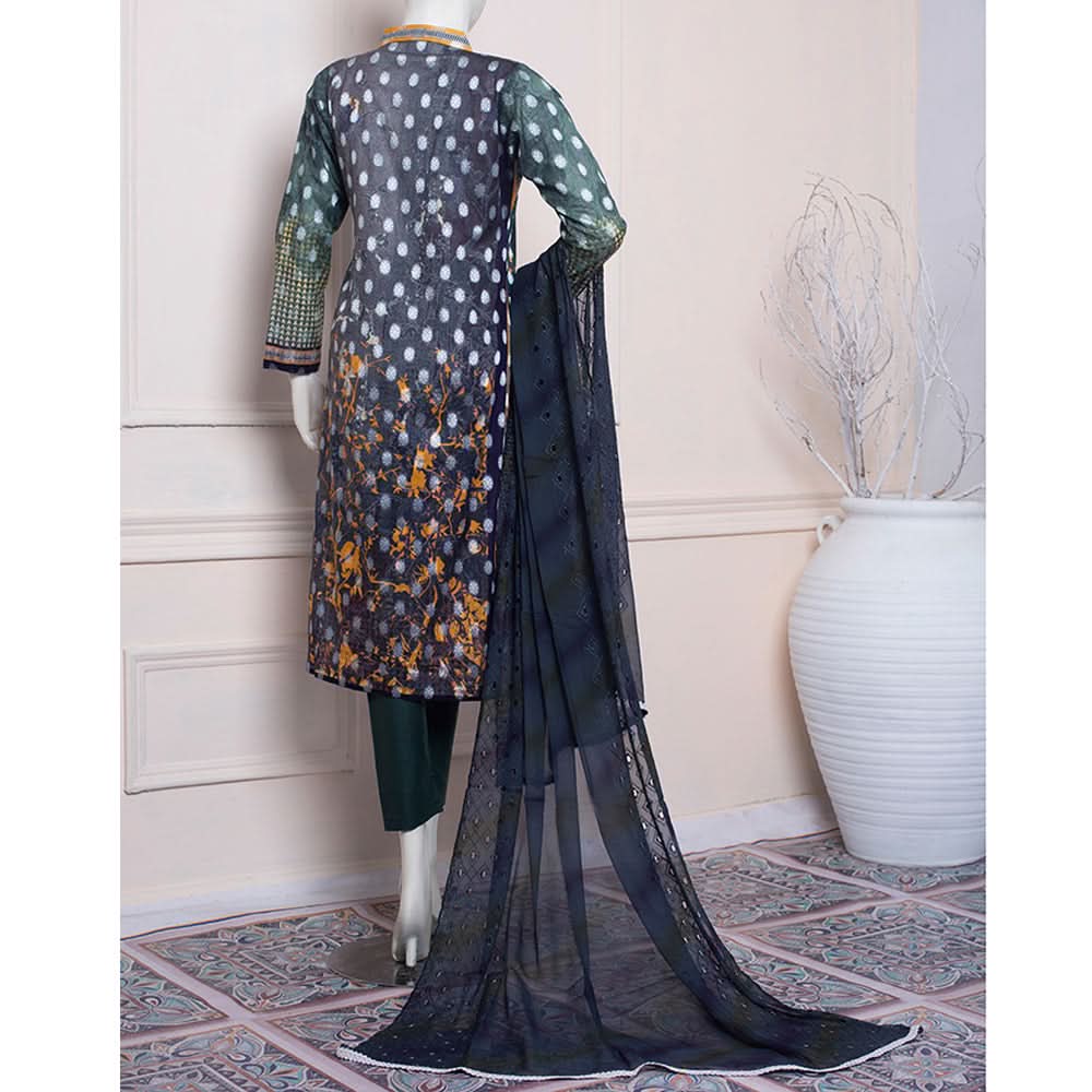 RA RIM JHIM Jacquard Broshia Lawn 3 Pcs Un-Stitched Suit - 4, Women, 3Pcs Shalwar Suit, Rana Arts, Chase Value