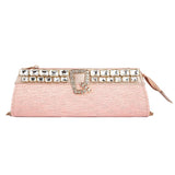 Women's Bridal Clutch (Rj-2) - Peach, Women, Clutches, Chase Value, Chase Value