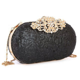 Women's Bridal Clutch (Rj-4) - Black, Women, Clutches, Chase Value, Chase Value