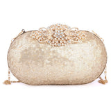 Women's Bridal Clutch (Rj-4) - GOLDEN, Women, Clutches, Chase Value, Chase Value