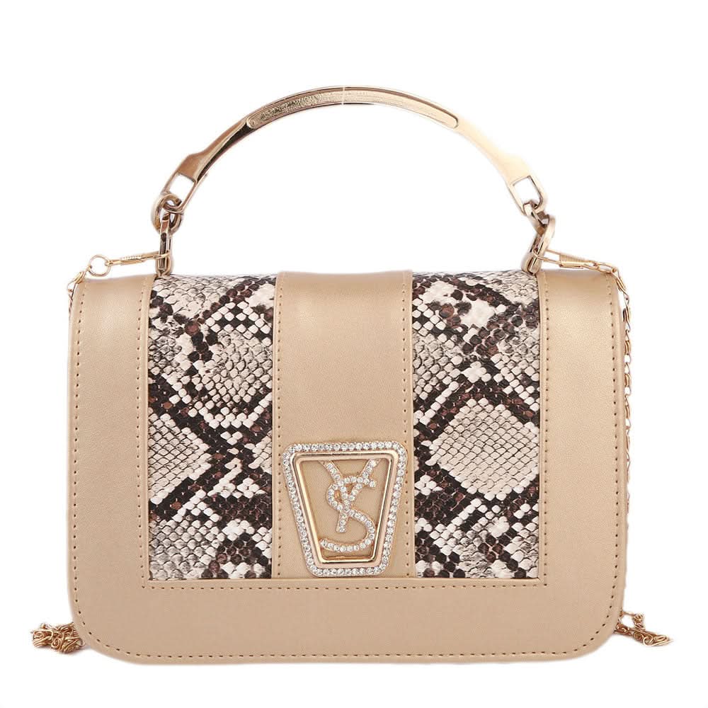 Women's Shoulder Bag (RJ-5) - Golden, Women, Bags, Chase Value, Chase Value
