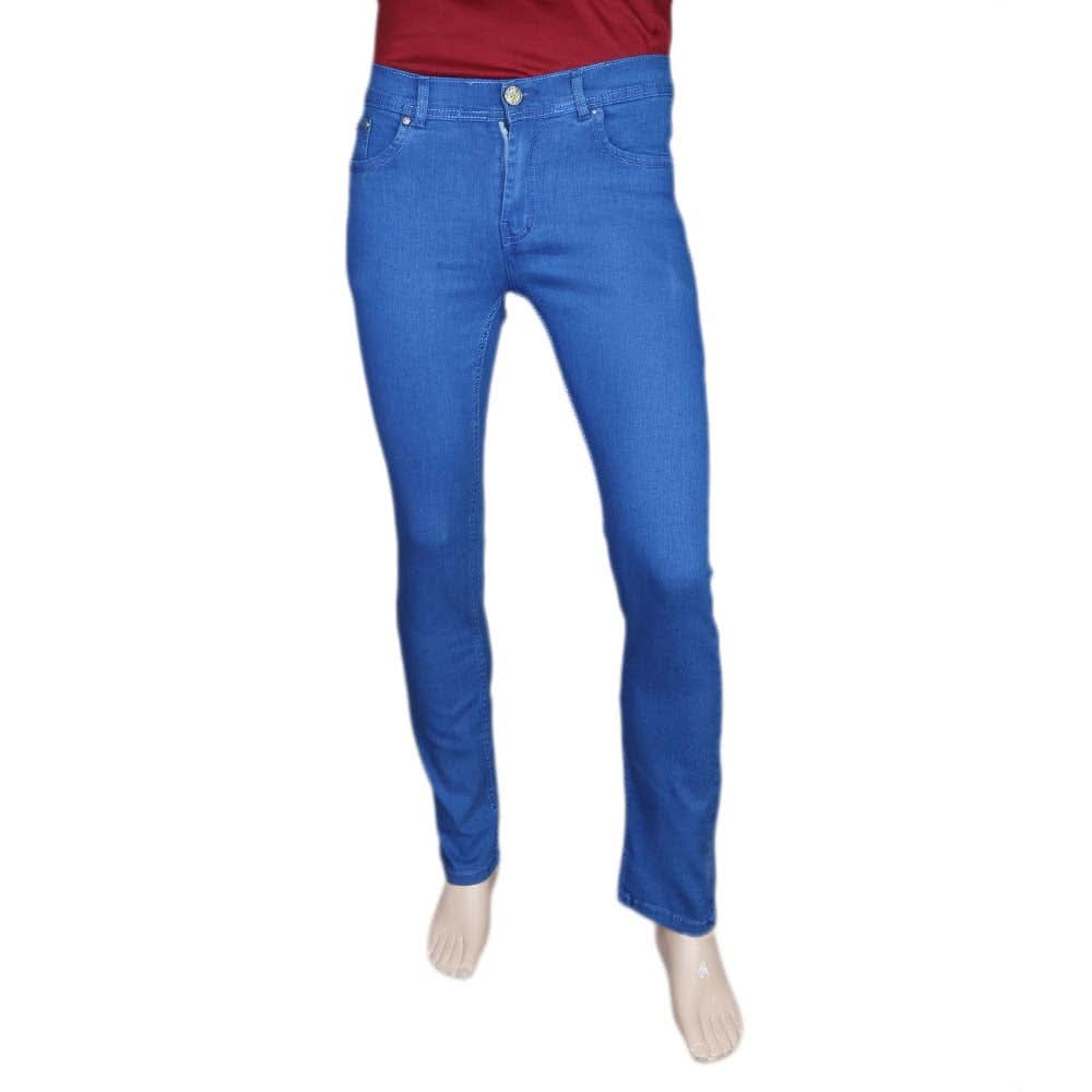 Men's Slim Fit Jeans Pant - Royal Blue, Men, Casual Pants And Jeans, Chase Value, Chase Value