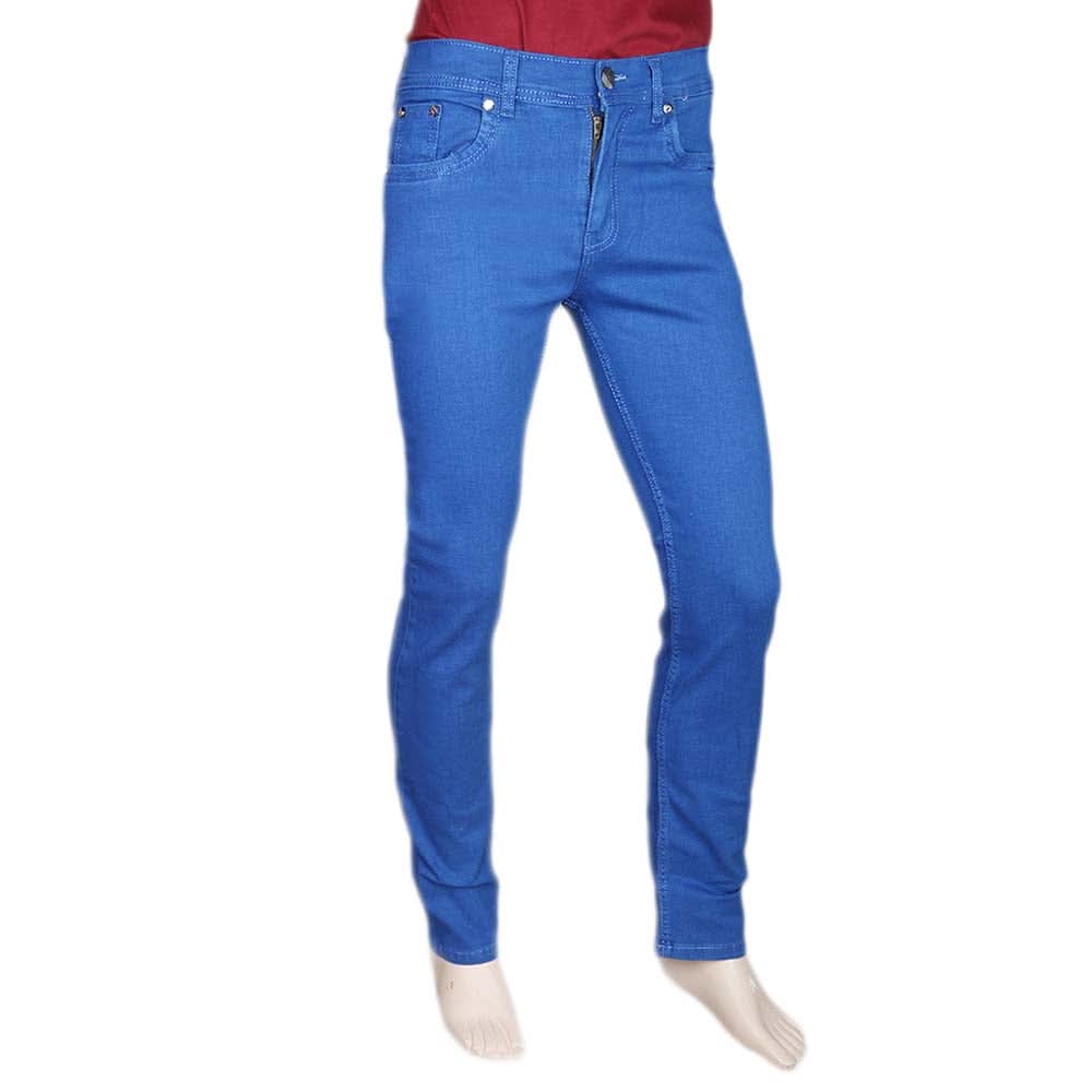 Men's Slim Fit Jeans Pant - Royal Blue, Men, Casual Pants And Jeans, Chase Value, Chase Value