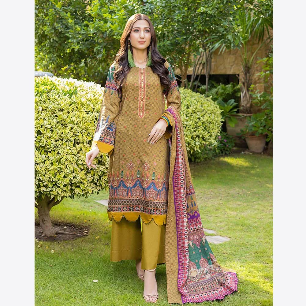 Schick Rung Embroidered Unstitched 3Pcs Suit - 02, Women, 3Pcs Shalwar Suit, Schick Creation, Chase Value