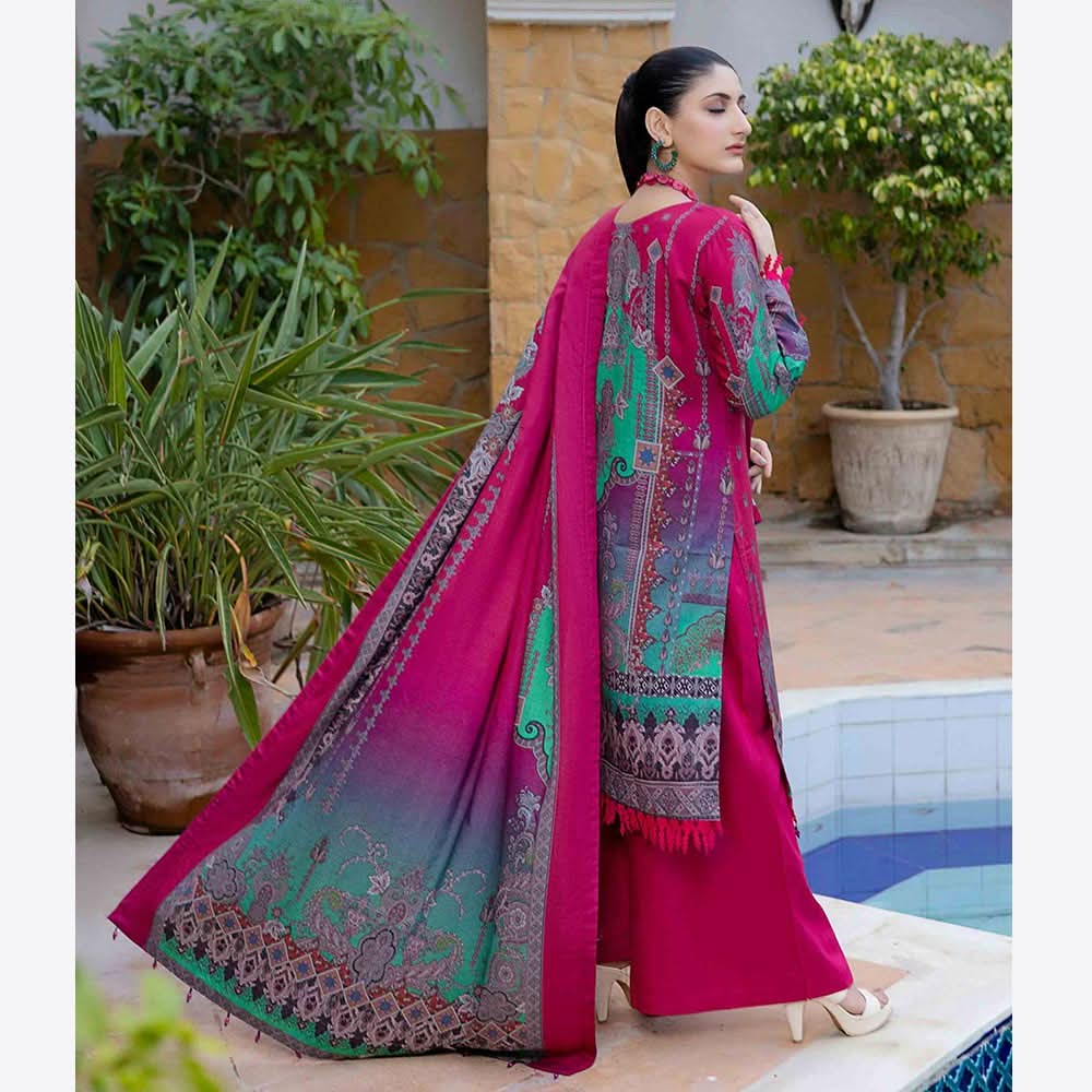 Schick Rung Embroidered Unstitched 3Pcs Suit - 06, Women, 3Pcs Shalwar Suit, Schick Creation, Chase Value