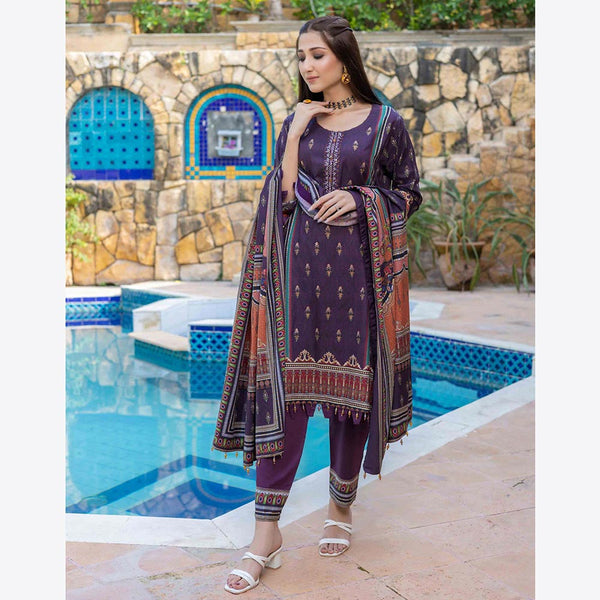 Schick Rung Embroidered Unstitched 3Pcs Suit - 10, Women, 3Pcs Shalwar Suit, Schick Creation, Chase Value
