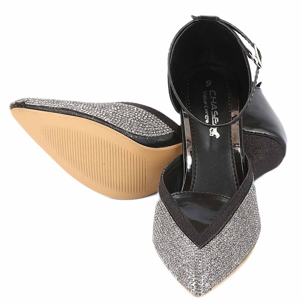 Women's Fancy Heel - Black (S 203), Women, Heels, Chase Value, Chase Value