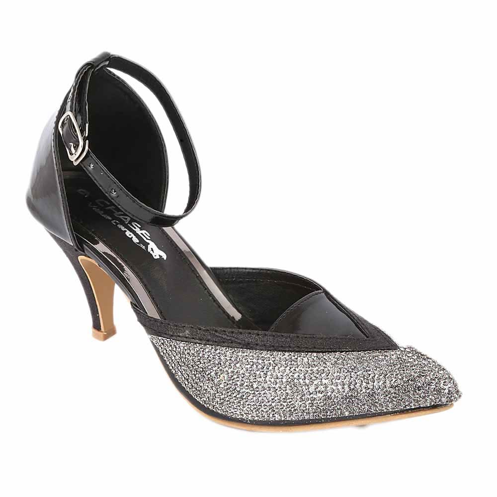 Women's Fancy Heel - Black (S 203), Women, Heels, Chase Value, Chase Value