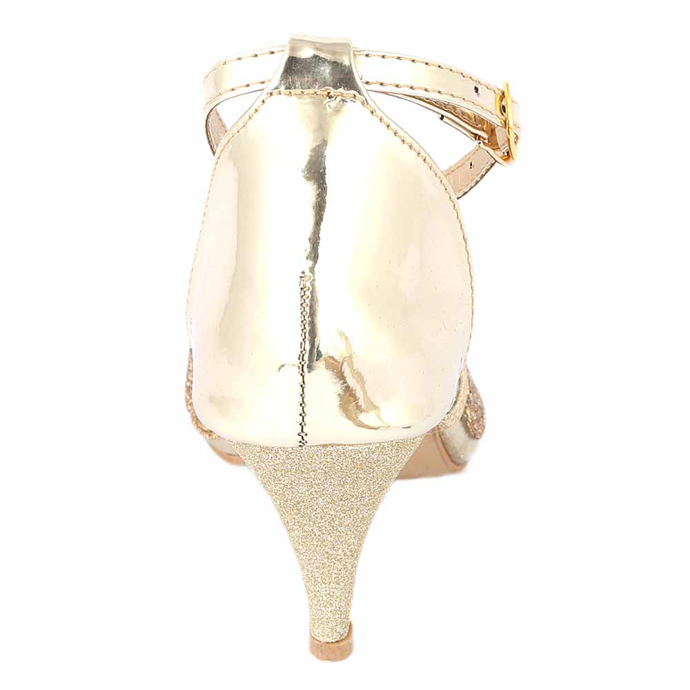 Women's Fancy Heel - Golden (S 203), Women, Heels, Chase Value, Chase Value