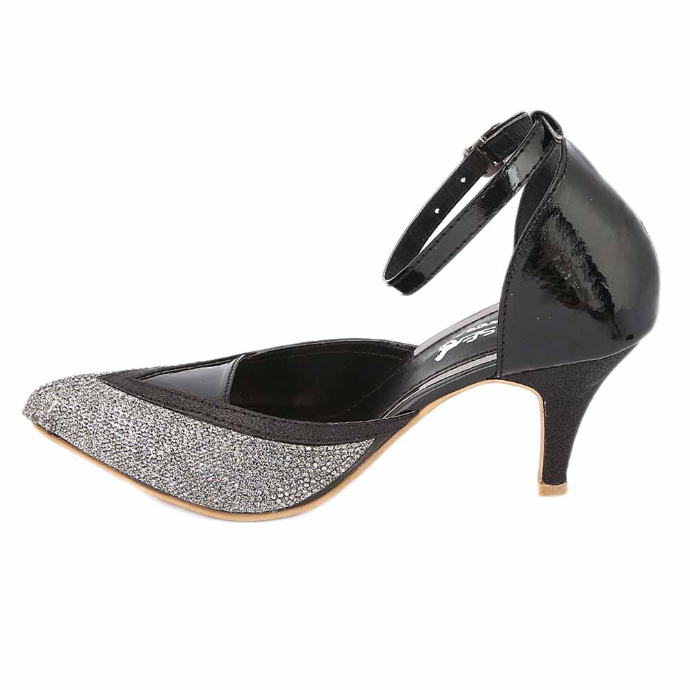 Women's Fancy Heel - Black (S 203), Women, Heels, Chase Value, Chase Value