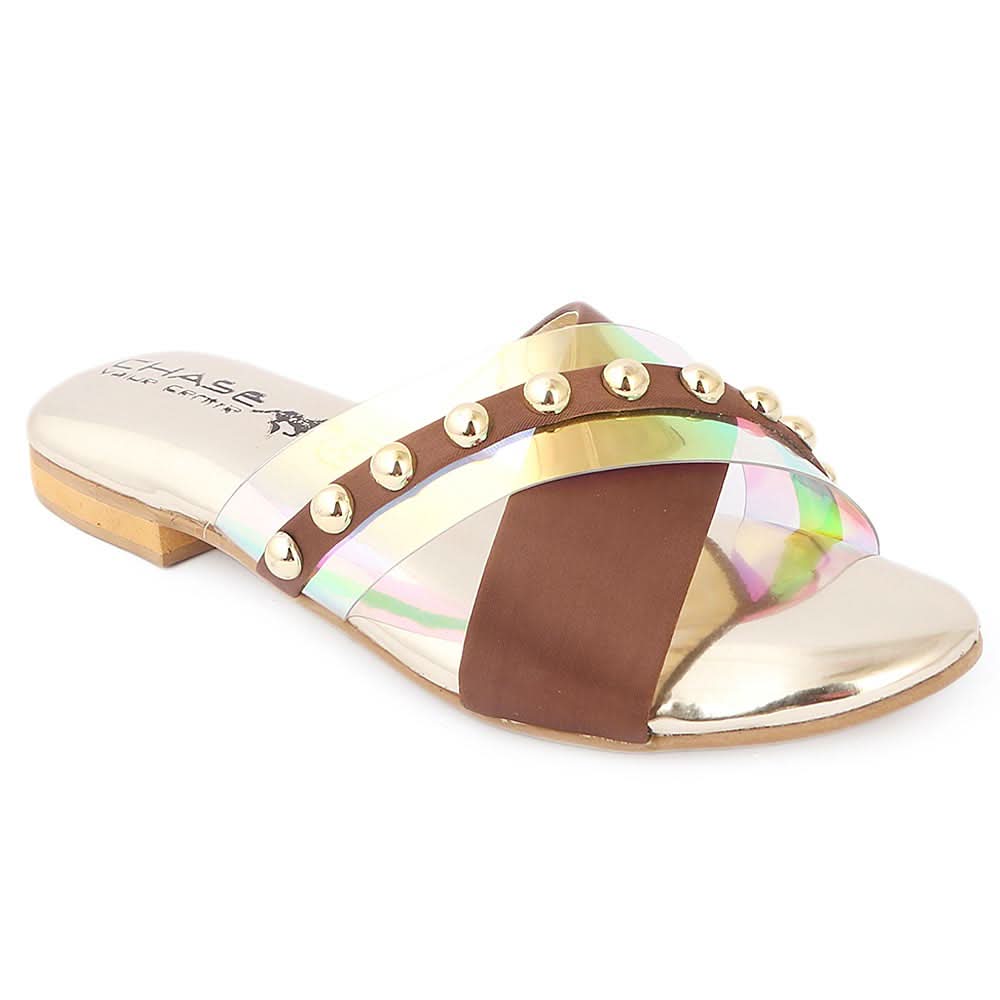 Girls Slipper (S251) - Brown, Kids, Girls Slippers, Chase Value, Chase Value