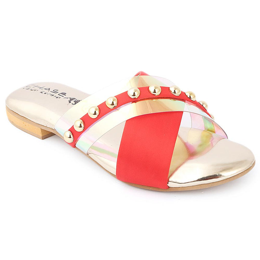 Girls Slipper (S251) - Red, Kids, Girls Slippers, Chase Value, Chase Value