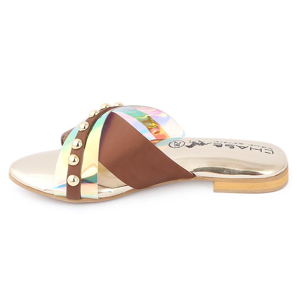 Girls Slipper (S251) - Brown, Kids, Girls Slippers, Chase Value, Chase Value