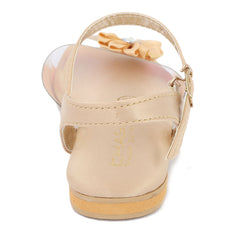 Girls Fancy Sandal (S-253) - Fawn, Kids, Girls Sandals, Chase Value, Chase Value