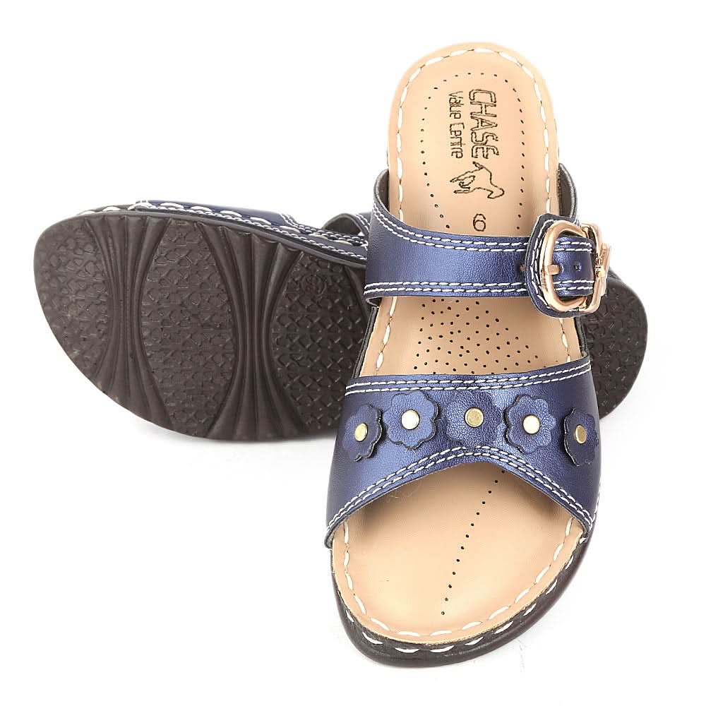 Women's Softy Slipper (S-32) - Blue - test-store-for-chase-value