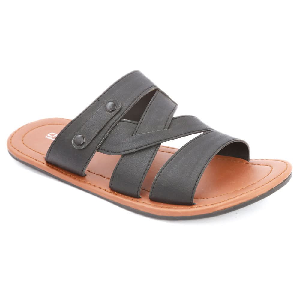 Men's Casual Slippers (S-7071) - Black, Men, Slippers, Chase Value, Chase Value