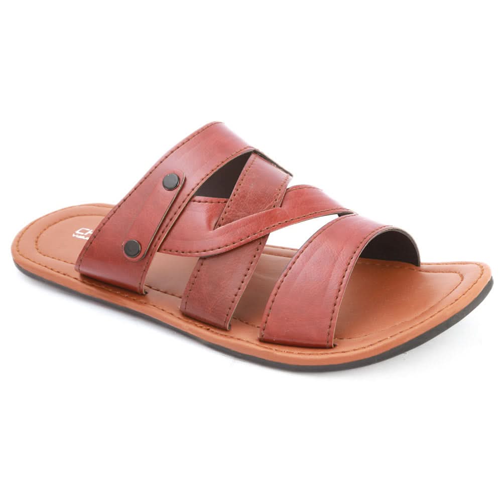 Men's Casual Slippers (S-7071) - Mustard, Men, Slippers, Chase Value, Chase Value