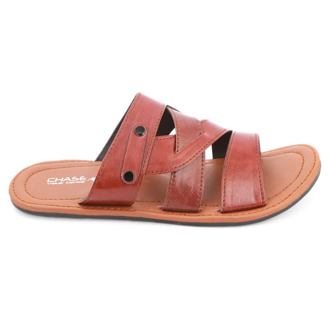 Men's Casual Slippers (S-7071) - Mustard, Men, Slippers, Chase Value, Chase Value